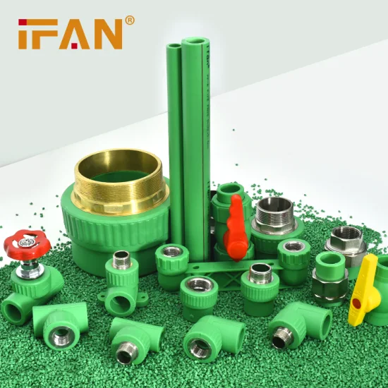 Ifan Hot Sell Pn12,5-Pn25 Rohrverbinder, maßgeschneiderte Kunststoff-PPR-Rohre und -Fittings